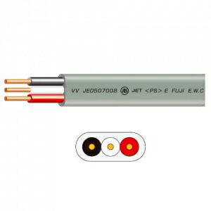楽天市場】富士電線 VVFケーブル 1.6mm×3芯 100m巻 (灰色) VVF1.6×3C