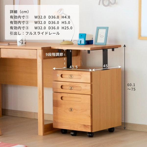 楽天市場】【期間限定5000円引き】ワゴン デスクワゴン サイドワゴン