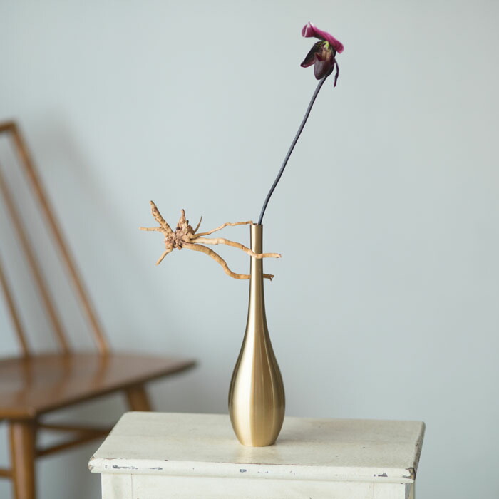 楽天市場】【エントリーでポイント5倍】能作 真鍮のフラワーベース