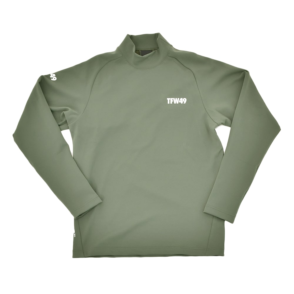 極美品】TFW49 モックネック 長袖シャツ XL サイドメッシュ 日本製