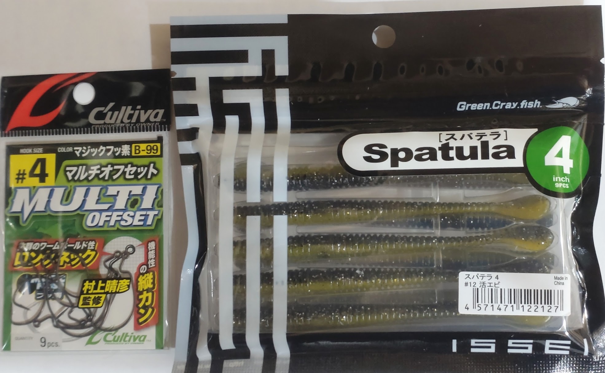 楽天市場】フックセット 4インチ スパテラ イッセイ 一誠マルチ