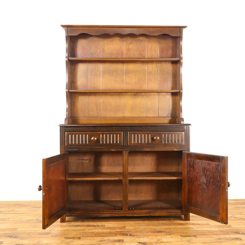 楽天市場】アンティーク カップボード サイドボード キャビネット