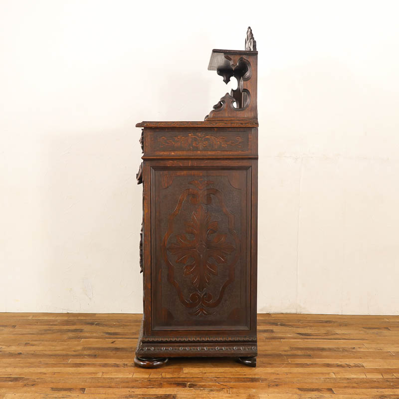 楽天市場】アンティーク家具 キャビネット 棚 収納棚 収納家具 木彫り