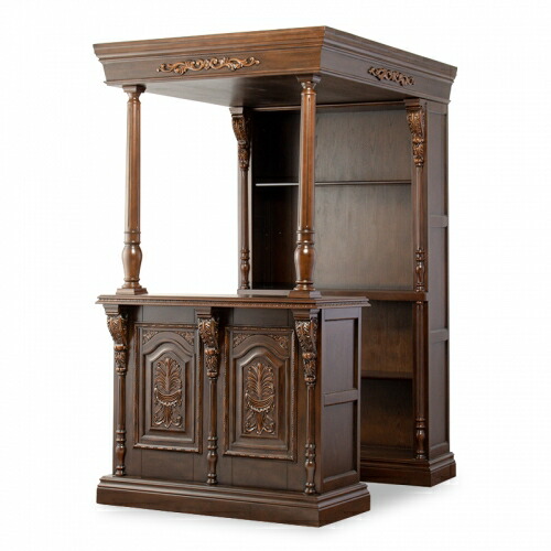 楽天市場】バロック バーカウンター バーキャビネット バックボード