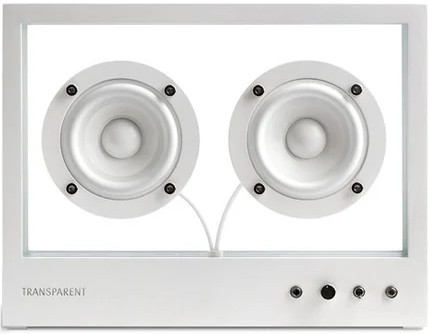 楽天市場】SMALL TRANSPARENT SPEAKER 北欧デザイン透明ガラスHi-Fi