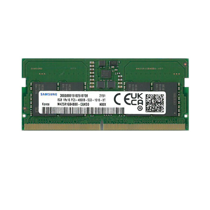 楽天市場】8gb ddr5 4800 ノート メモリ サムスン SAMSUNG PC5 38400