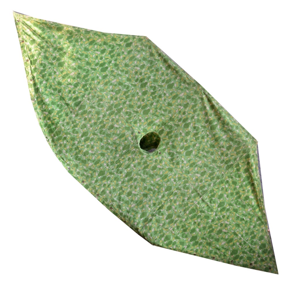 楽天市場】トルコ軍放出品 テントシート 軍幕 シェルターハーフテント