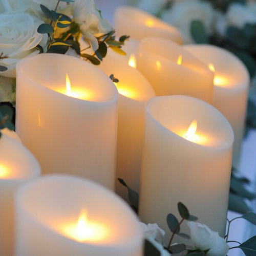 楽天市場】LEDキャンドル LUMINARA（ルミナラ）ピラー3．5×5【新