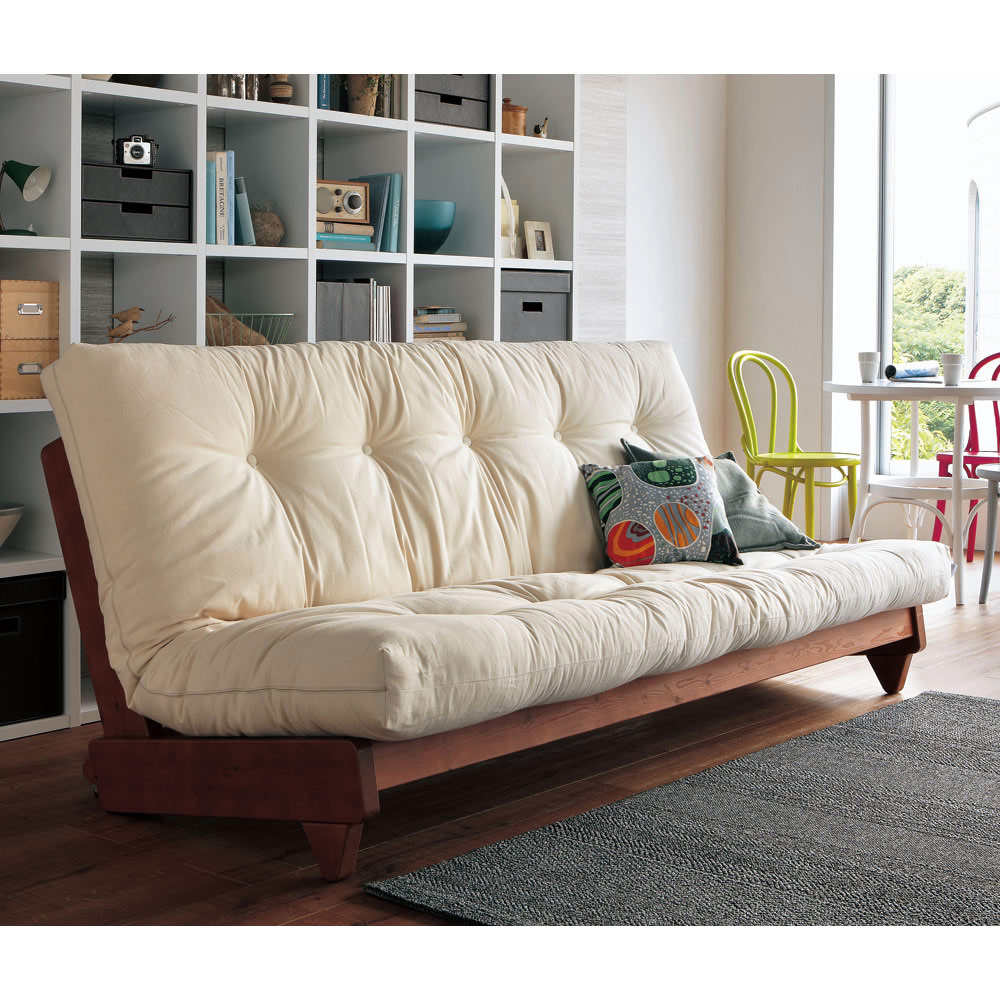 楽天市場】ヨーロッパ製ソファベッド Karup カーラップ（ブラウン