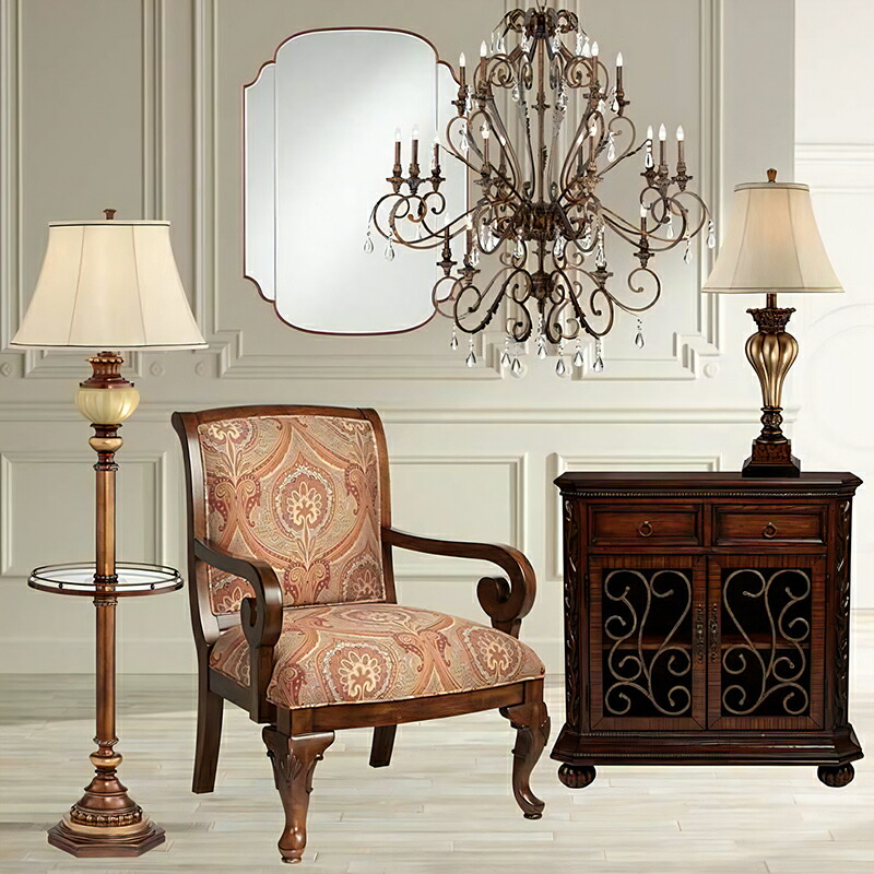 楽天市場】【送料無料】おしゃれなアンティークフロアランプ