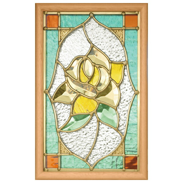 楽天市場】ステンドグラス 壁掛け 薔薇 フレーム：クリア (SH-PS01) 幅