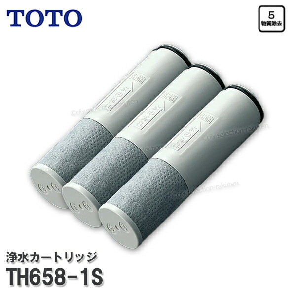楽天市場】【メーカー正規品】TOTO 浄水カートリッジ TH658-1S （標準