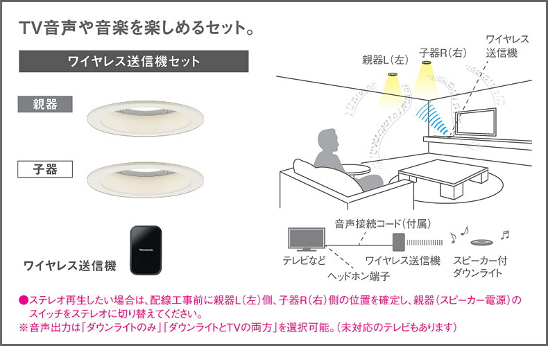 楽天市場】パナソニック Panasonicスピーカー付調光ダウンライト