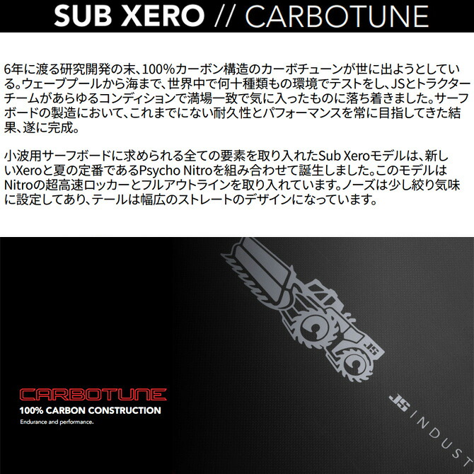 楽天市場】JS サーフボード サブゼロ カーボチューン モデル 5'8