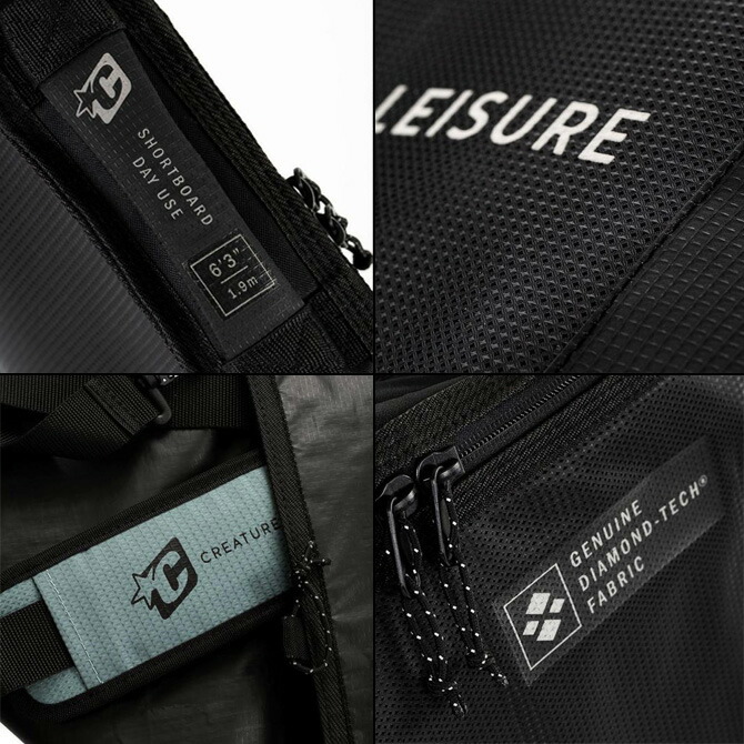 楽天市場】クリエイチャー ショートボード ハードケース サーフボード