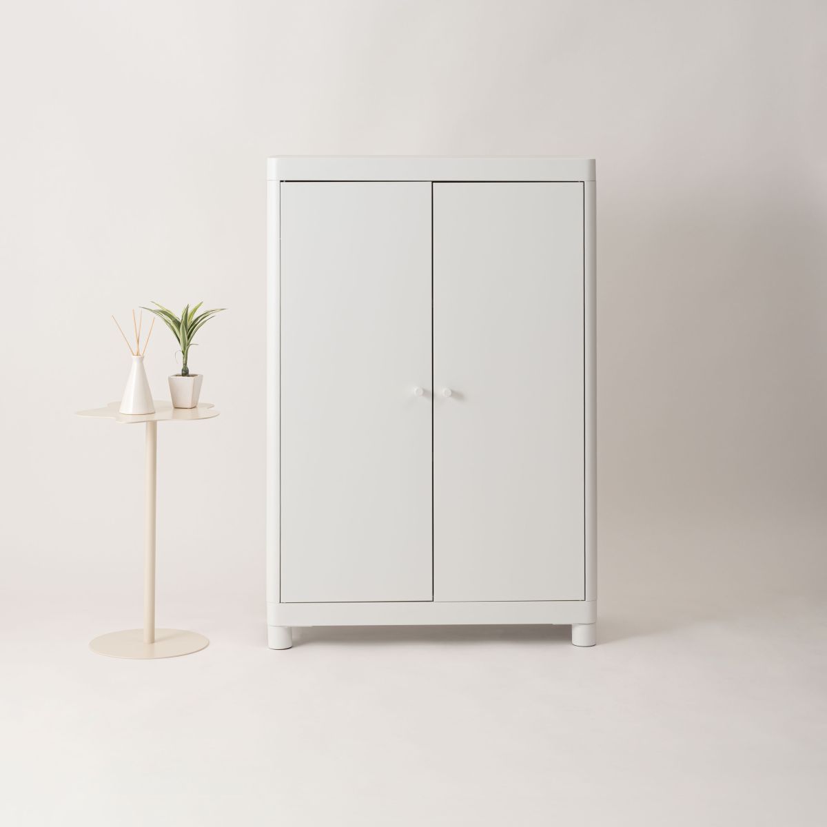 楽天市場】AZUMAYA(東谷) スチールキャビネット ホワイト/コーラル