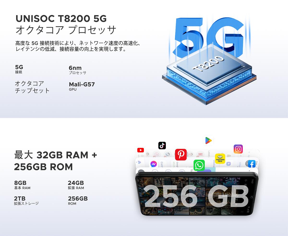 楽天市場】【SS限定23%値引き】5Gスマホ DOOGEE NOTE59PRO SIMフリー