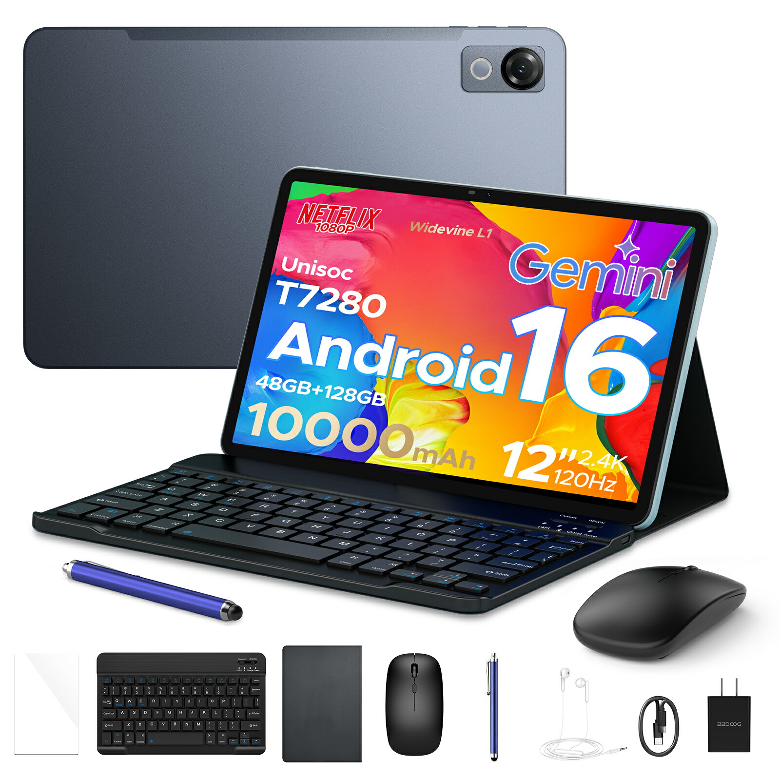 楽天市場】【SS限定25%値引き 6部品付属】Aorlym P12 Android16 12