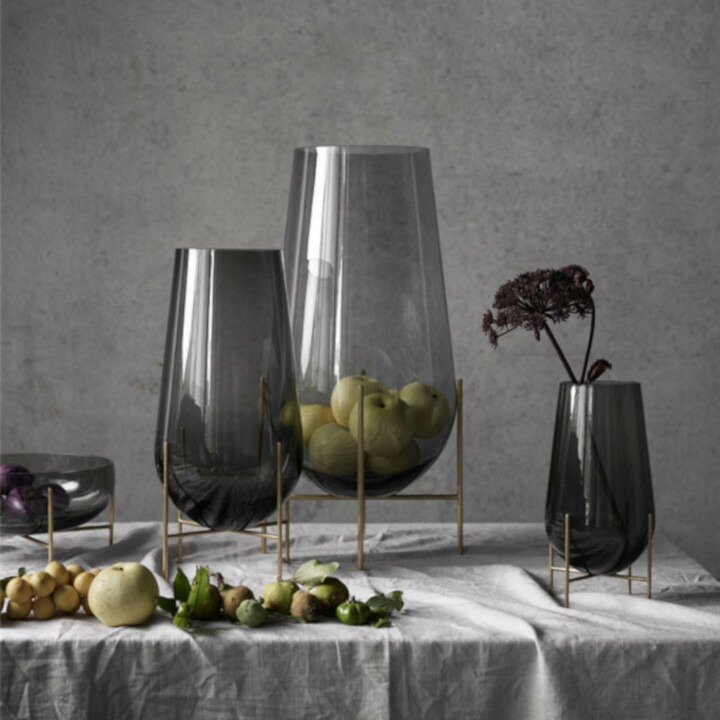 楽天市場】menu(メニュー)フラワーベースイシャスベース M スモーク