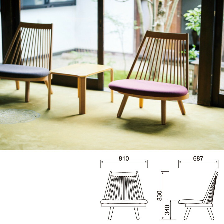 楽天市場】天童木工 豊口克平スポークチェア S-5027NA-ST張地Cグレード