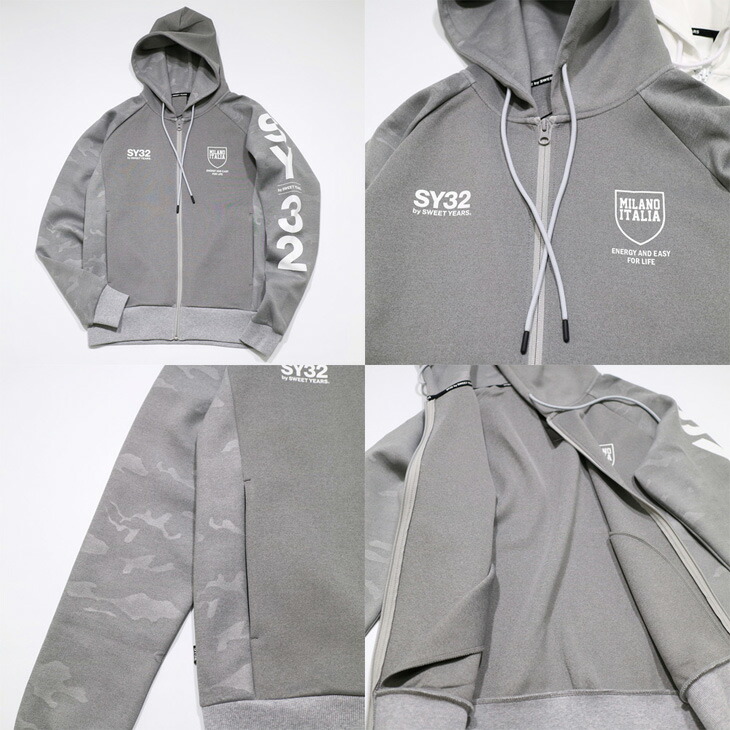 楽天市場】SY32 by SWEETYEARS セットアップ double knit zip SET UP