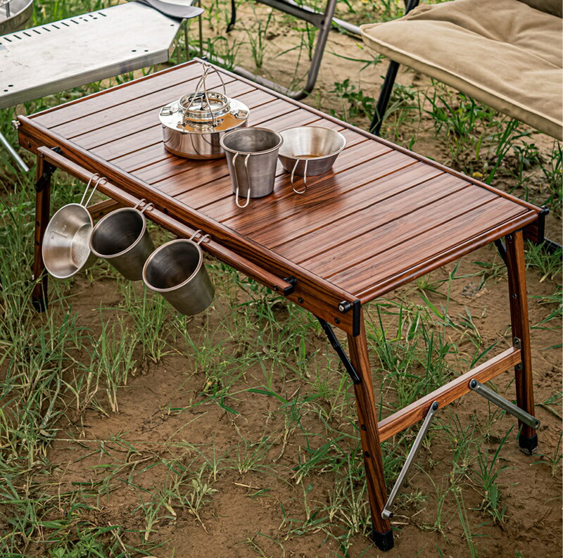 楽天市場】キャンプテーブル フォールディング アルミローテーブル