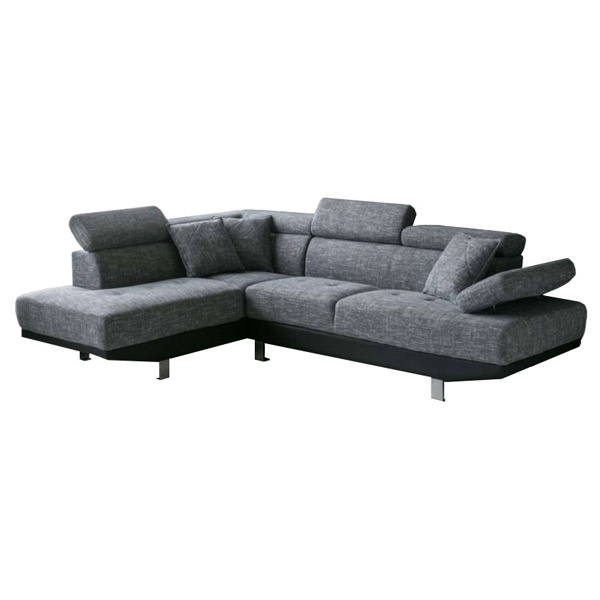 楽天市場】カウチソファセット 右カウチ/左カウチ クッション付き