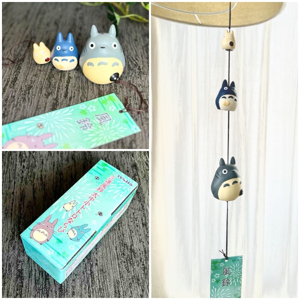 楽天市場】ジブリ となりのトトロ グッズ 三連風鈴 大中小トトロならび