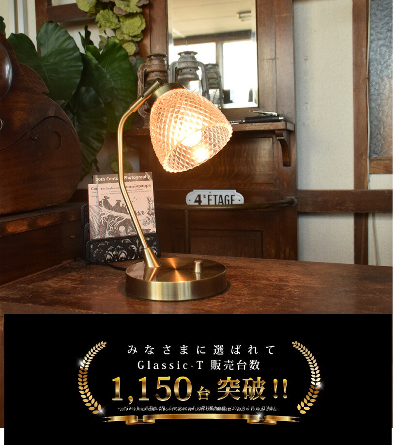 楽天市場】【セール☆ 20%OFF】 テーブルランプ 調光 ガラス デスク