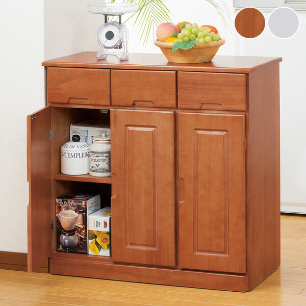 楽天市場】【レビュー特典付き】キッチンカウンター カウンター下収納