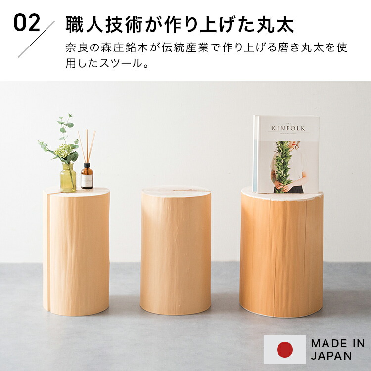 楽天市場】【レビュー特典付き】椅子 切り株 丸太 スツール サイド
