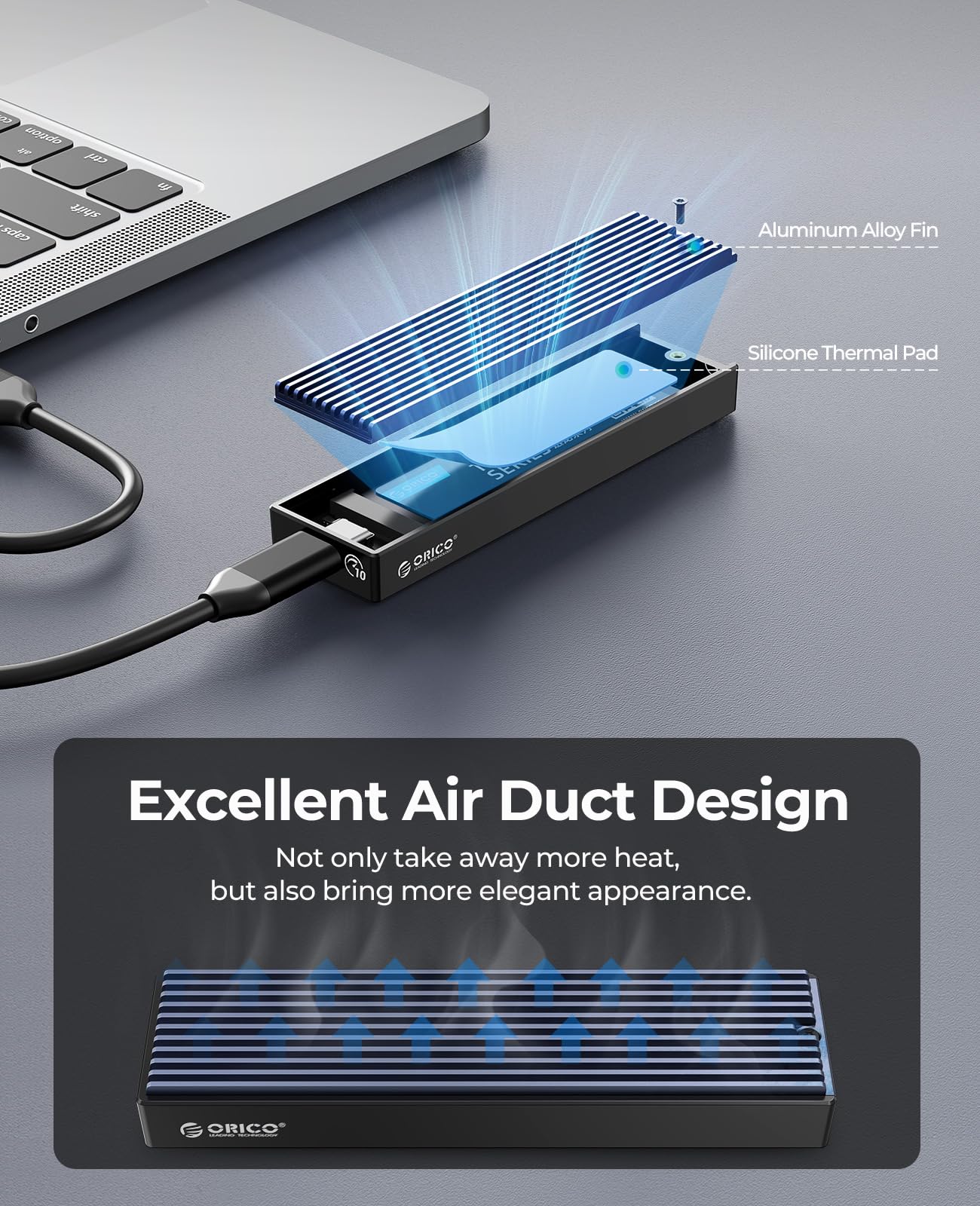 楽天市場】【送料無料】ORICO M.2 NVMe SSD 外付けケース USB 3.2 Gen2