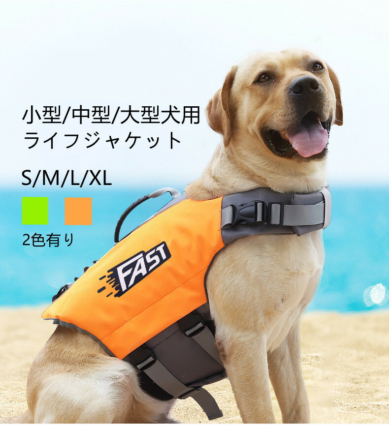 楽天市場】【2点購入で400円OFF】犬 ライフジャケット 小型犬 中、大型