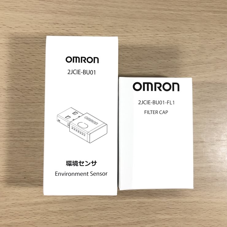 楽天市場】オムロン 環境センサ USB型 2JCIE-BU ＋フィルタキャップ