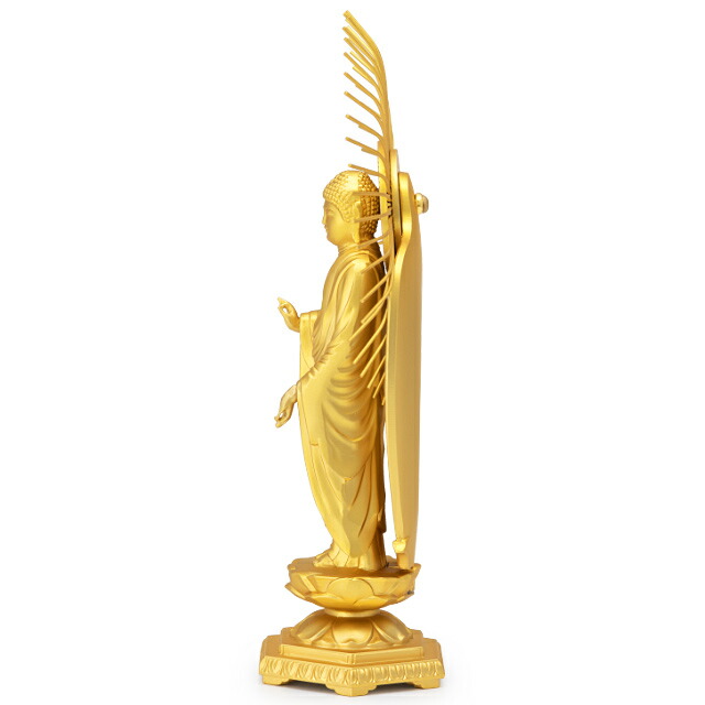 楽天市場】西阿弥陀如来(浄土真宗本願寺派) 合金製 小 高さ16cm×巾9.5