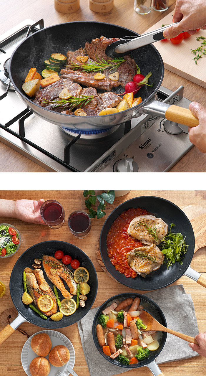 楽天市場】【楽天1位】 フライパン IH対応 【特典付き】 テフロン 直火