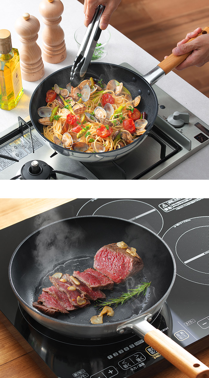 楽天市場】【楽天1位】 フライパン IH対応 【特典付き】 テフロン 直火