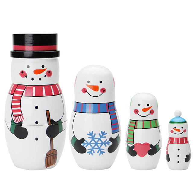 楽天市場】スノーマン ファミリー マトリョーシカ クリスマス