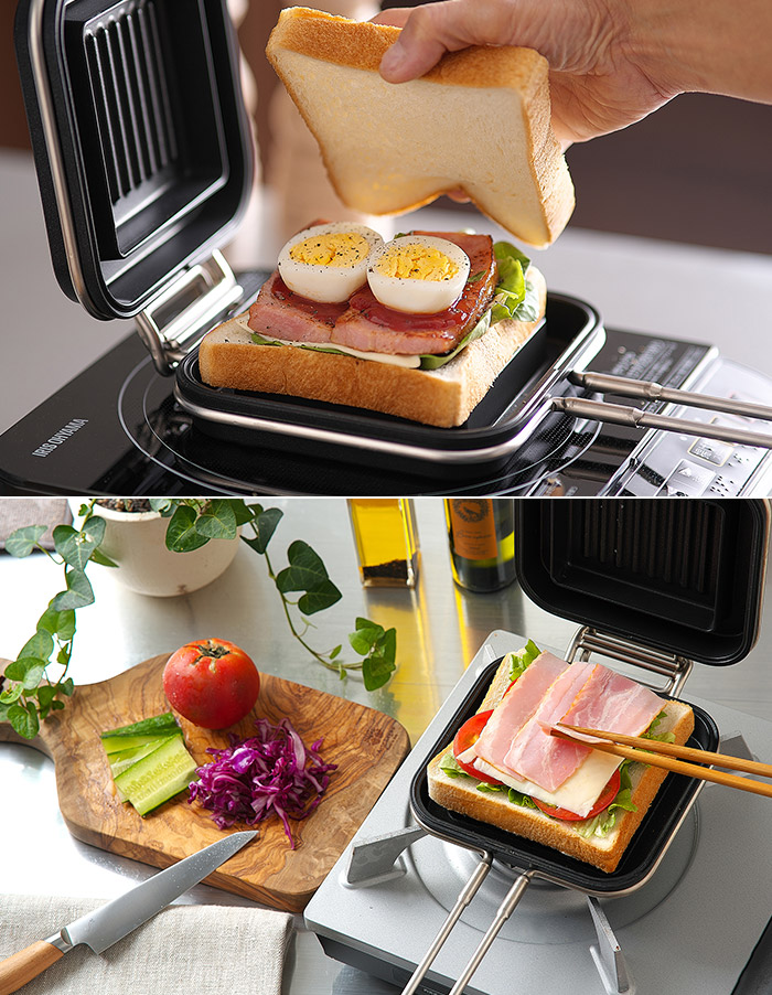 家事問屋 ホットパン ホットサンドメーカー IHで2回使用品 家事問屋