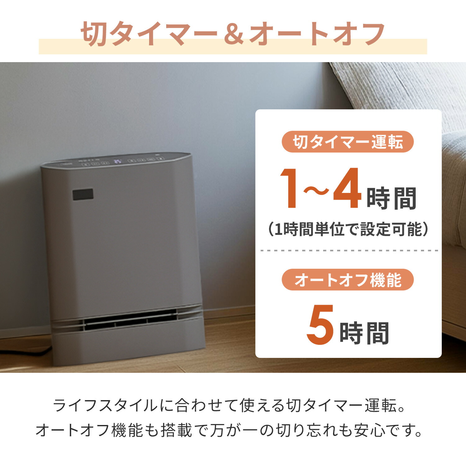 楽天市場】ヒーター パネルセラミックヒーター 温度センサー 人感