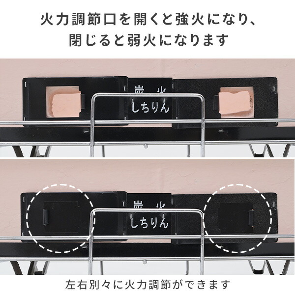 楽天市場】炭火しちりん(角型ワイド) 七輪 シチリン バーベキュー