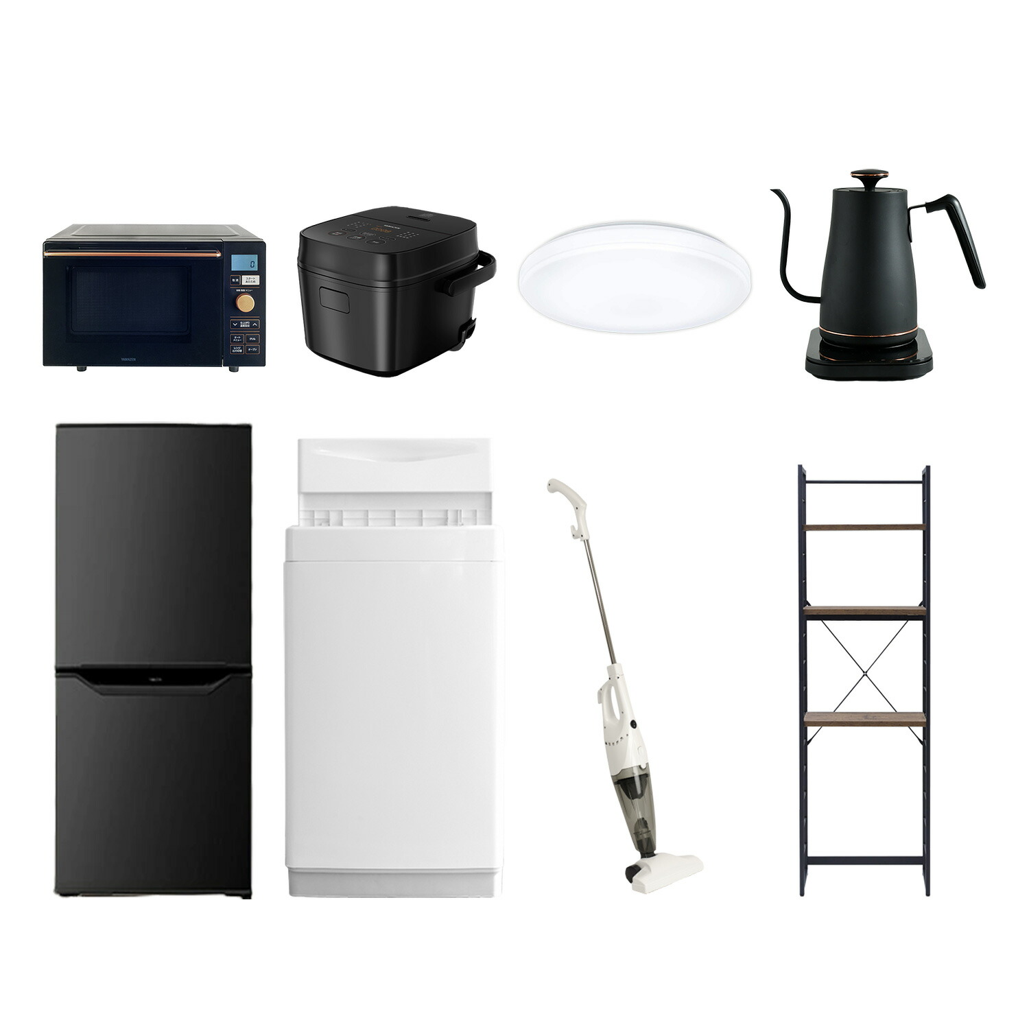 楽天市場】【設置サービス対応】 家電セット 一人暮らし 8点セット