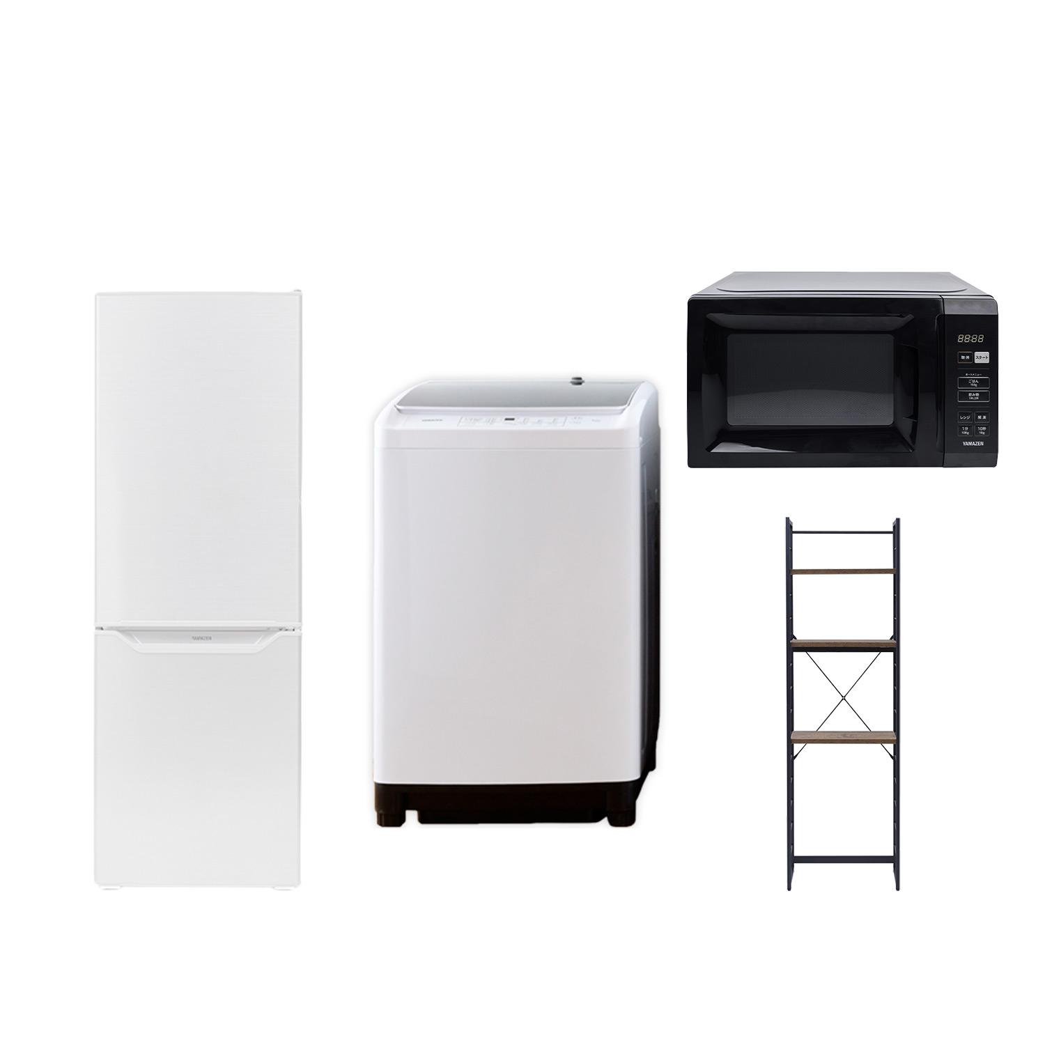 楽天市場】新生活家電セット 4点セット 一人暮らし (8kg洗濯機 173L