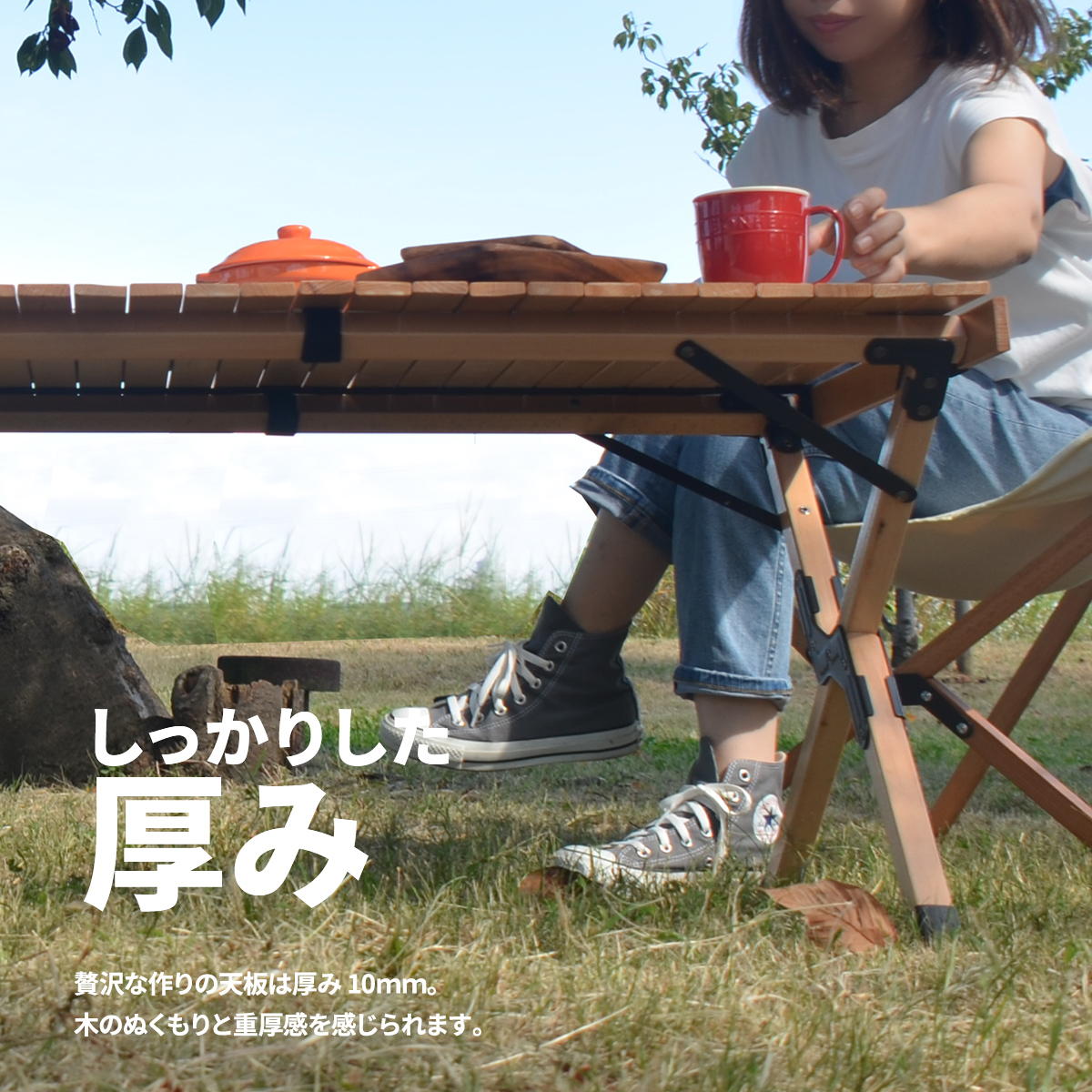 楽天市場】キャンプテーブル 幅90 アウトドア エクステリア キャンプ