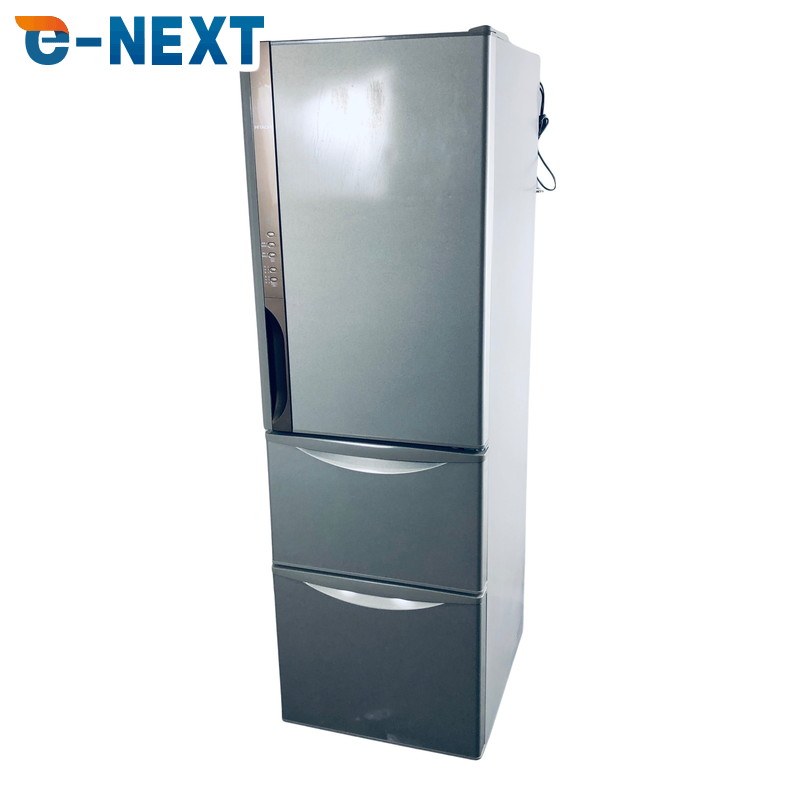 東京23区送料無料 美品日立3ドア冷蔵庫265L ガラストップ 清掃/除菌