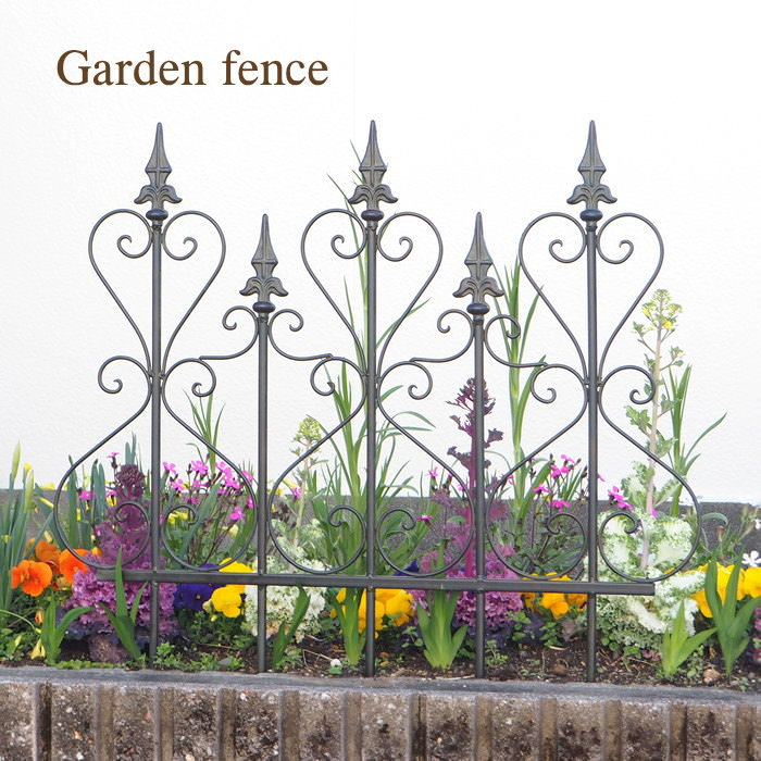 楽天市場】【あす楽】 フェンス 庭 柵 ブリティッシュフェンスブラック