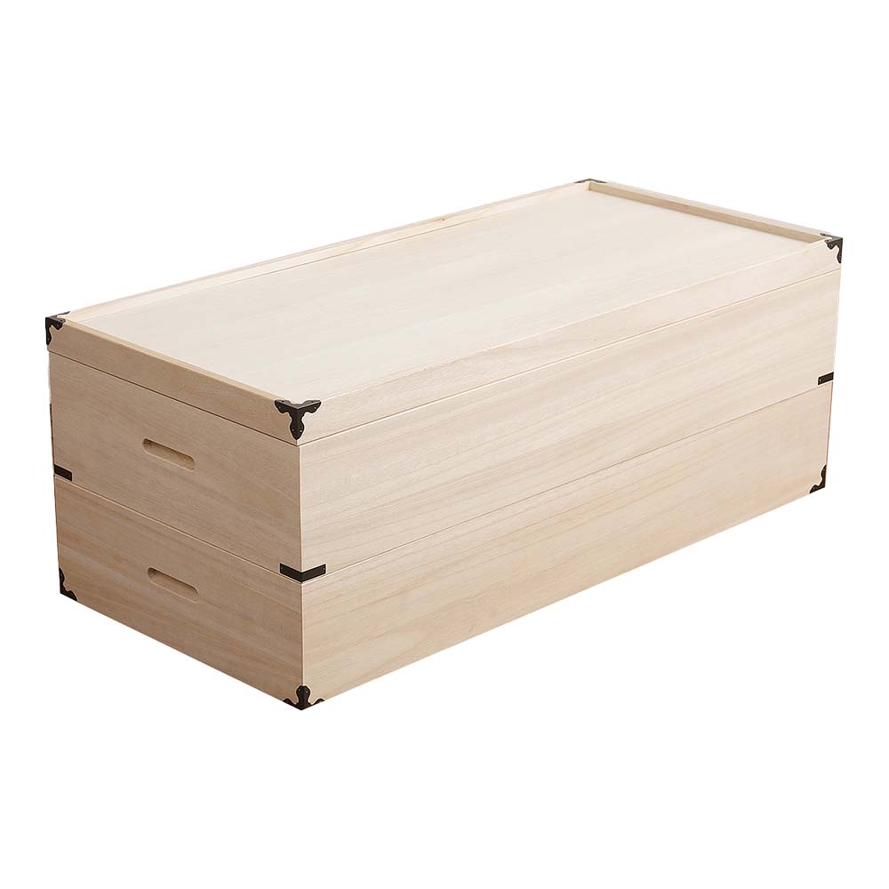 楽天市場】日本製 桐衣装箱 深型2段高さ34 衣装ケース 衣装箱 着物収納