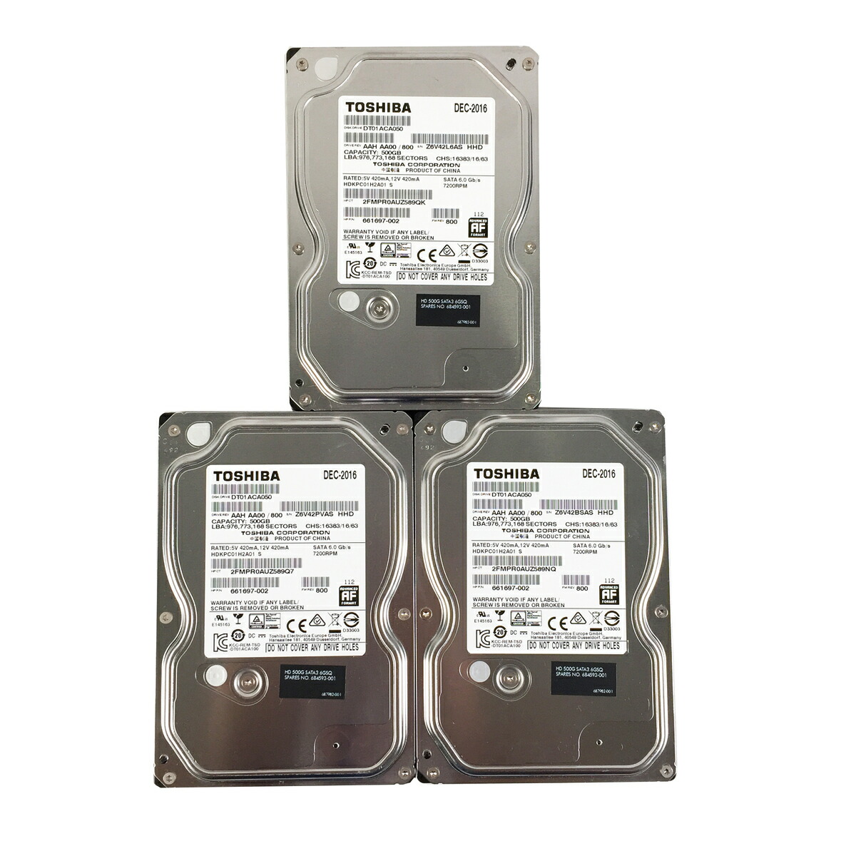 楽天市場】R024-500 GB 3.5 インチ SATA HDD 3点セット WD/TOSHIBA