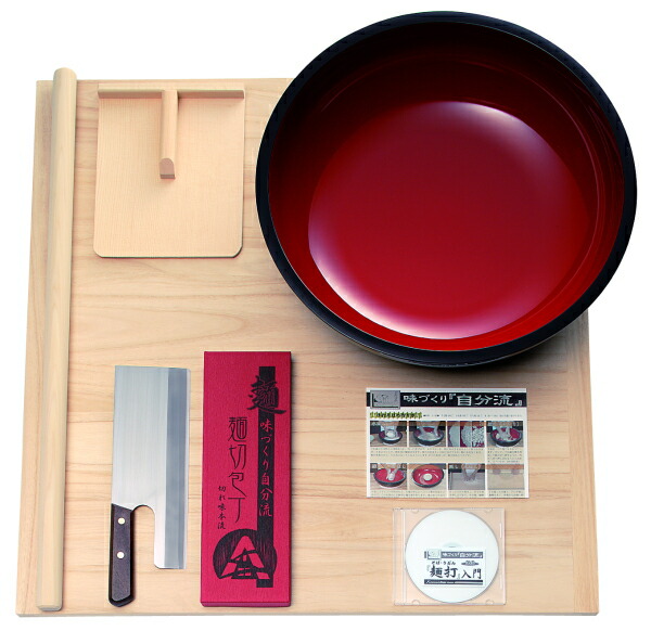 楽天市場】家庭用麺打ちセットB (そば・うどんDVD付) A-1280 : Pro Lab