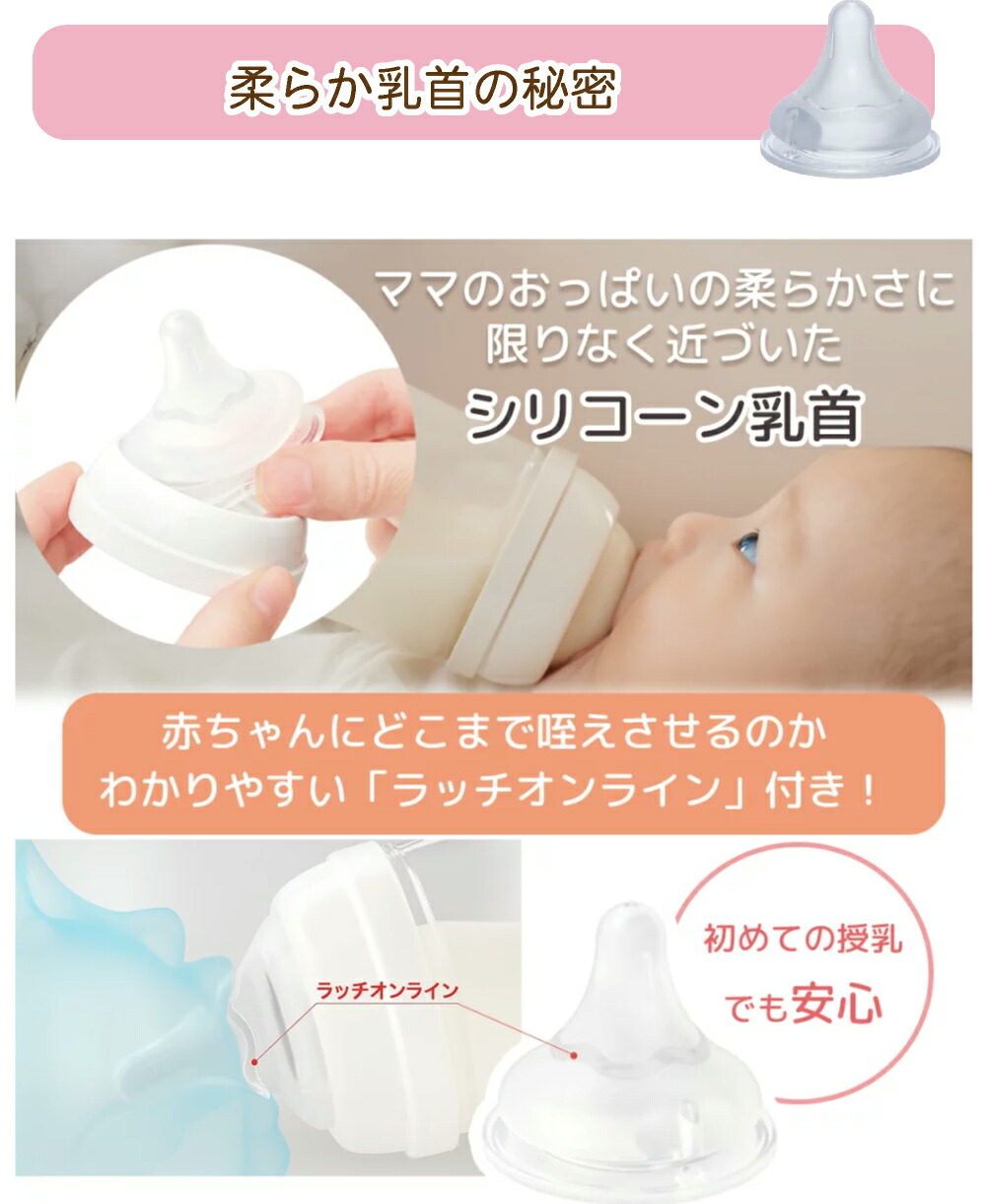 楽天市場】ピジョン 母乳実感 乳首 6サイズ SS S M L LL クロスカット